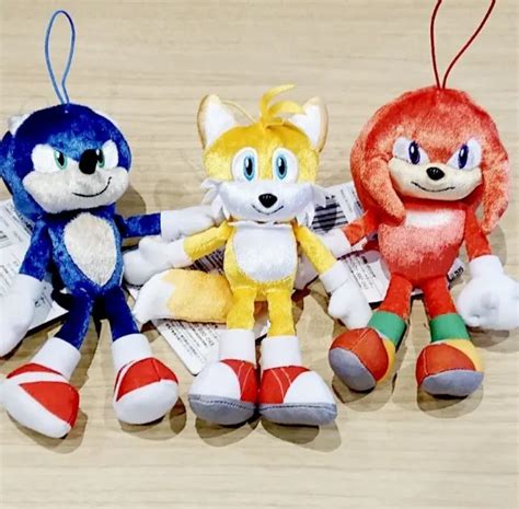 SONIC THE MOVIE VS Knuckles Sonic the Hedgehog 7" Plüschtier SEGA JAPAN ...