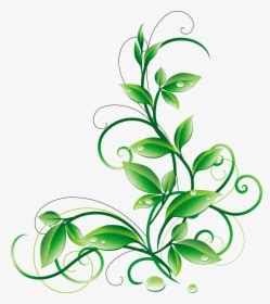 Transparent Mistletoe Clipart - Green Corner Border Png, Png Download ...