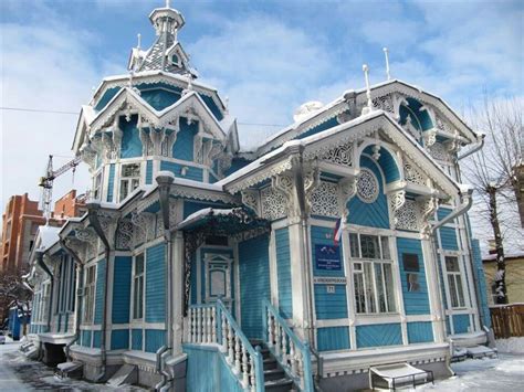 Siberia | Victorian homes, Russian house, Victorian style homes