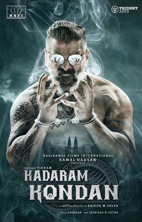 Here's the first look of Vikram's 'Kadaram Kondan'