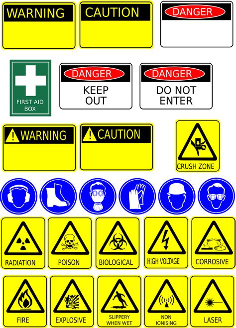 Download Signage, Safety, Health. Royalty-Free Vector Graphic - Pixabay