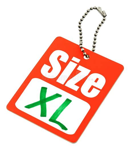 XL Size Tag stock image. Image of macro, retail, information - 3680001