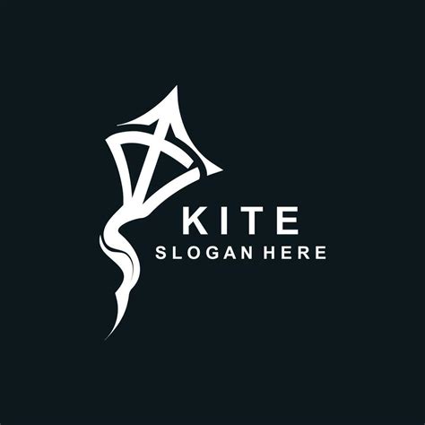 Kite Logo Design. paper kite handrawn style and creative. minimalist ...