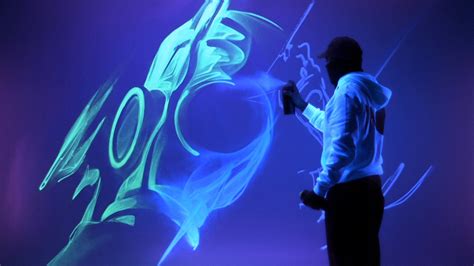 Luminous, A Video of Artist iNO Creating Glowing Art Using Fluorescent ...