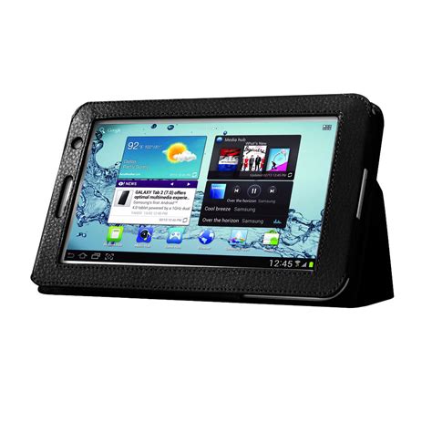 Mgear Accessories 97087645M Black Double-Fold Folio Case for Samsung Galaxy Tab 2 7.0" Tablet