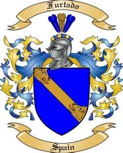 Furtado Family Crest from Spain by The Tree Maker