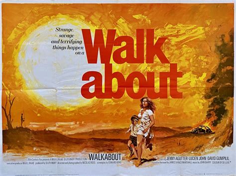 Original Walkabout Movie Poster - Nicolas Roeg - Jenny Agutter - Australia