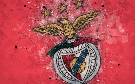 Download Emblem Logo Soccer S.L. Benfica Sports 4k Ultra HD Wallpaper