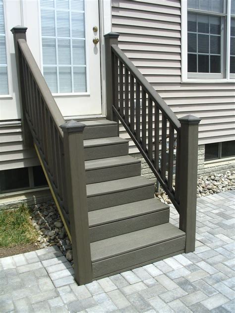 a set of stairs leading up to a house