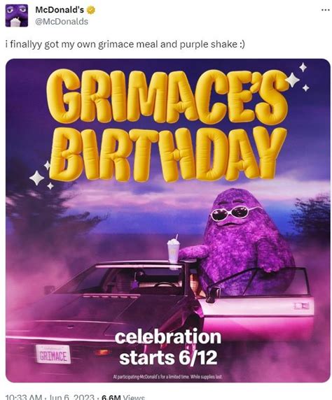 Grimace's Birthday / Grimace Shake | Know Your Meme