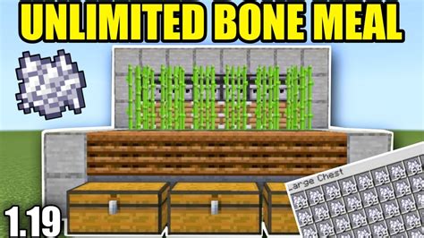 HOW TO MAKE UNLIMITED BONE MEAL FARM IN MINECRAFT BEDROCK/JAVA/MCPE || 1.19 || BONE MEAL FARM ...