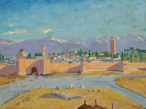 Rare Winston Churchill paintings of historic mosque, cathedral up for ...