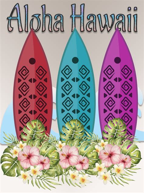 Aloha Hawaii Poster Free Stock Photo - Public Domain Pictures