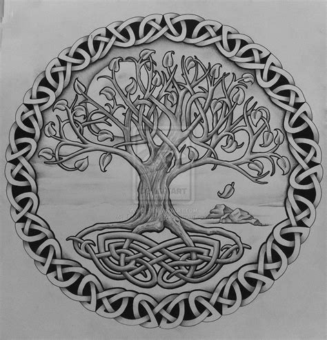 Tree of life with rocks by Tattoo-Design on deviantART | Тату дерево ...