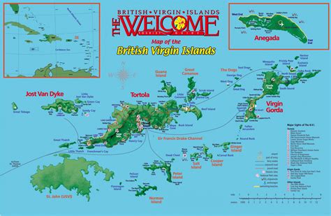 Map Of Bvi Islands