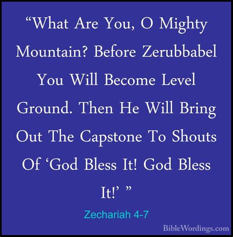 Zechariah 4 - Holy Bible English - BibleWordings.com