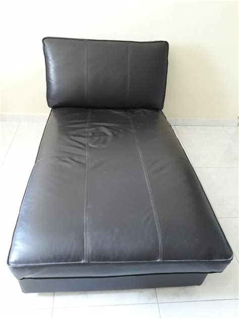 Leather ikea sofa, Furniture & Home Living, Furniture, Sofas on Carousell