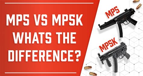 Differences Between HK MP5 vs HK MP5K | #HKP - HKPARTS