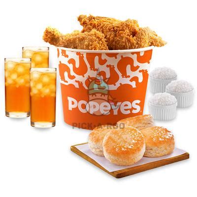 Popeyes Fried Chicken Bucket