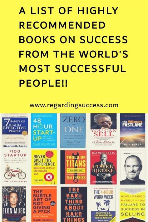 5 Best Books On Success From The World's Most Successful People | Books ...