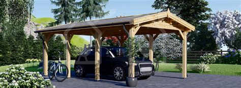 Single Wooden Carport CLASSIC 3.4m x 6m (11x20 ft) | Wooden carports, Carport, Outdoor living