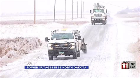 Power Outages in Southeast North Dakota - November 12 - YouTube