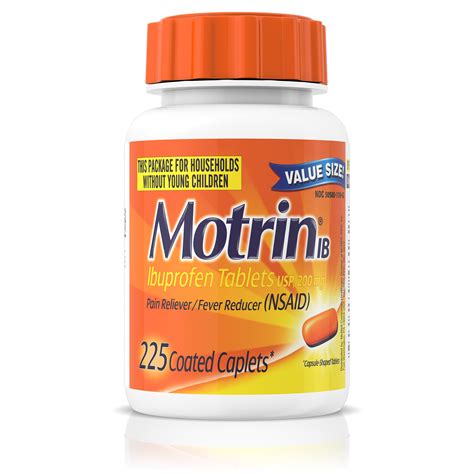 Motrin IB, Ibuprofen 200mg Tablets for Pain & Fever Relief, 225 ct. - Walmart.com - Walmart.com