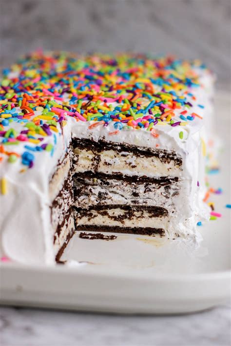 Oh-So Easy Ice Cream Sandwich Cake - About a Mom