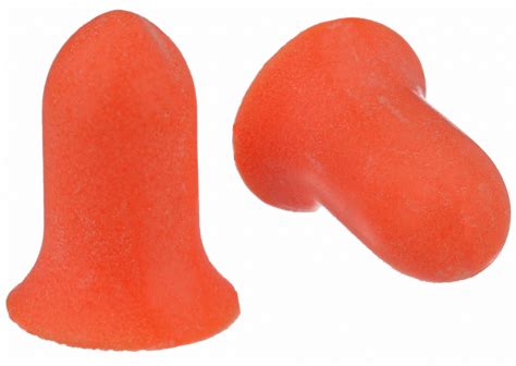 HONEYWELL HOWARD LEIGHT Bell Ear Plugs, 33 dB Noise Reduction Rating NRR, Uncorded, M, Orange ...