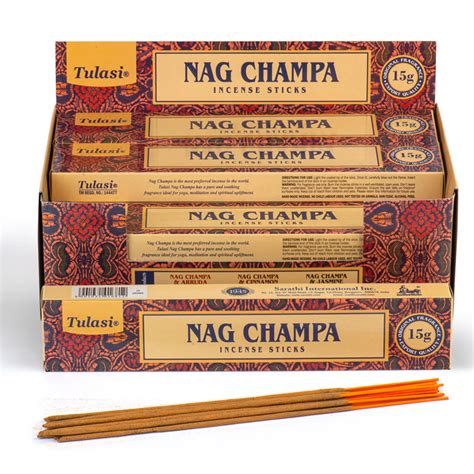 Nag Champa Tulasi Incense Sticks - 17332 | Puckator Dropship UK