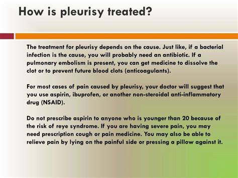 PPT - Pleurisy: Causes, Symptoms, Daignosis, Prevention and Treatment ...