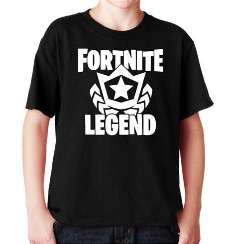 Myos Fortnite Legend Black T Shirt | Minaze