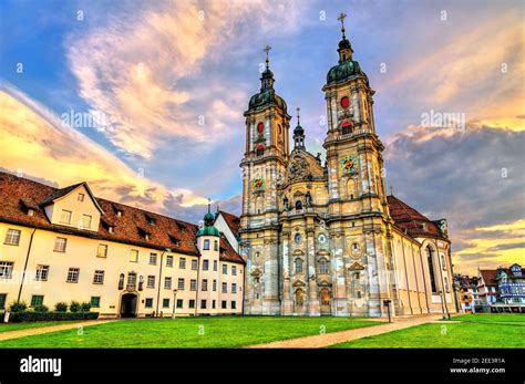 Cathedral of Saint Gall Abbey in St. Gallen, Switzerland Stock Photo - Alamy