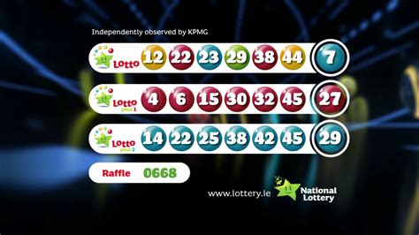 Irish Lotto results - Numbers in for Saturday April 4 €7.9m jackpot and Plus 1 and 2 draws but ...