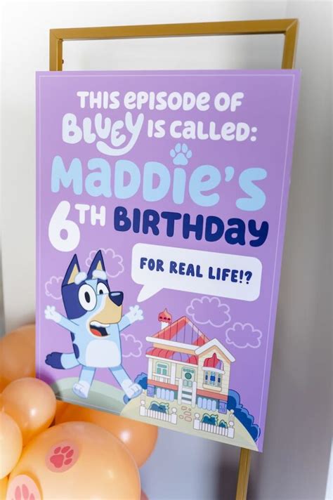 Kara's Party Ideas Bluey Themed Birthday Party | Kara's Party Ideas