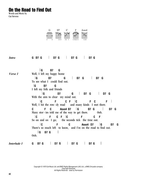 On The Road To Find Out by Cat Stevens - Guitar Chords/Lyrics - Guitar Instructor