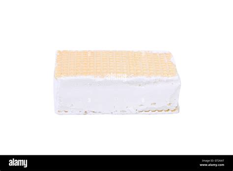 Wafer vanilla ice cream Stock Photo - Alamy