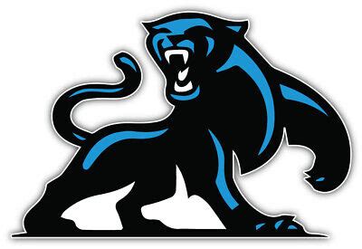 Carolina Panthers Mascot NFL Sport Car Bumper Sticker Decal ''SIZES ...