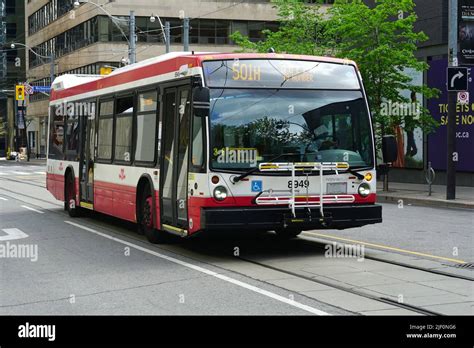 public bus, Toronto, Ontario province, Canada, North America Stock ...