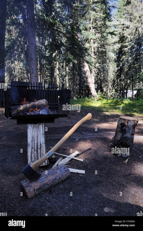 Camping in Meadow Lake Provincial Park, Saskatchewan, Canada Stock Photo - Alamy