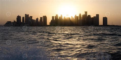 Doha Skyline 1168034 Stock Photo at Vecteezy