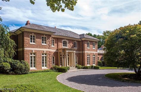 $7.195 Million Georgian Colonial Brick Mansion In Greenwich, CT | Mansions, Greenwich, Building ...