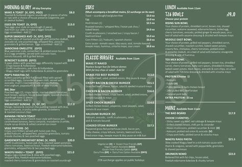 Table 26 Menu - View or Download the Menu for All Our Locations