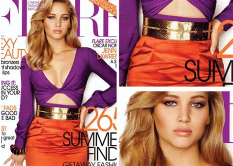 Jennifer Lawrence Flare Magazine Cover
