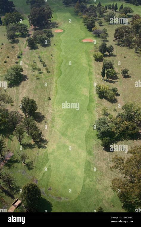 Aerial view of a golf course Stock Photo - Alamy