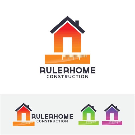 House construction vector logo design 6199195 Vector Art at Vecteezy