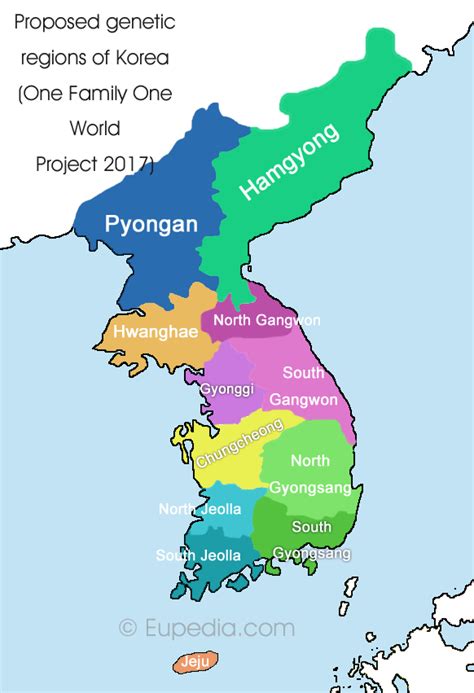 Participate to the Korea Regional DNA Project to help us map the genetic variations between ...