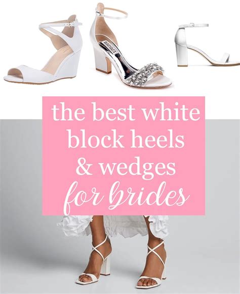 The Best White Wedge Sandals & Comfortable, Chunky Block Heels for Your ...