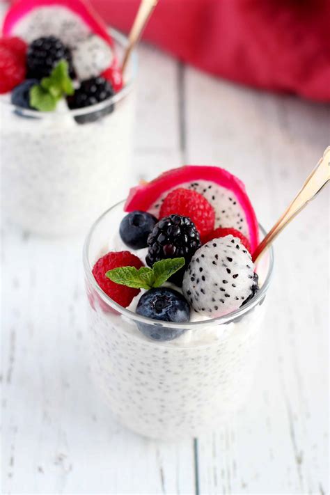 CHIA SEED PUDDING WITH FRESH FRUIT - Julia Recipes