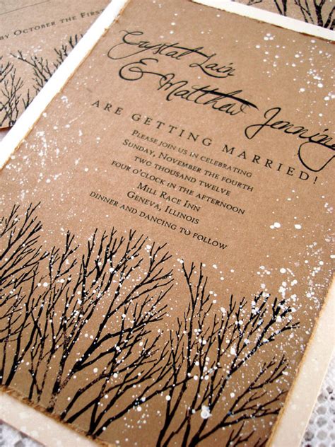 24 Winter Wedding Invitations — The Overwhelmed Bride // Wedding Blog ...